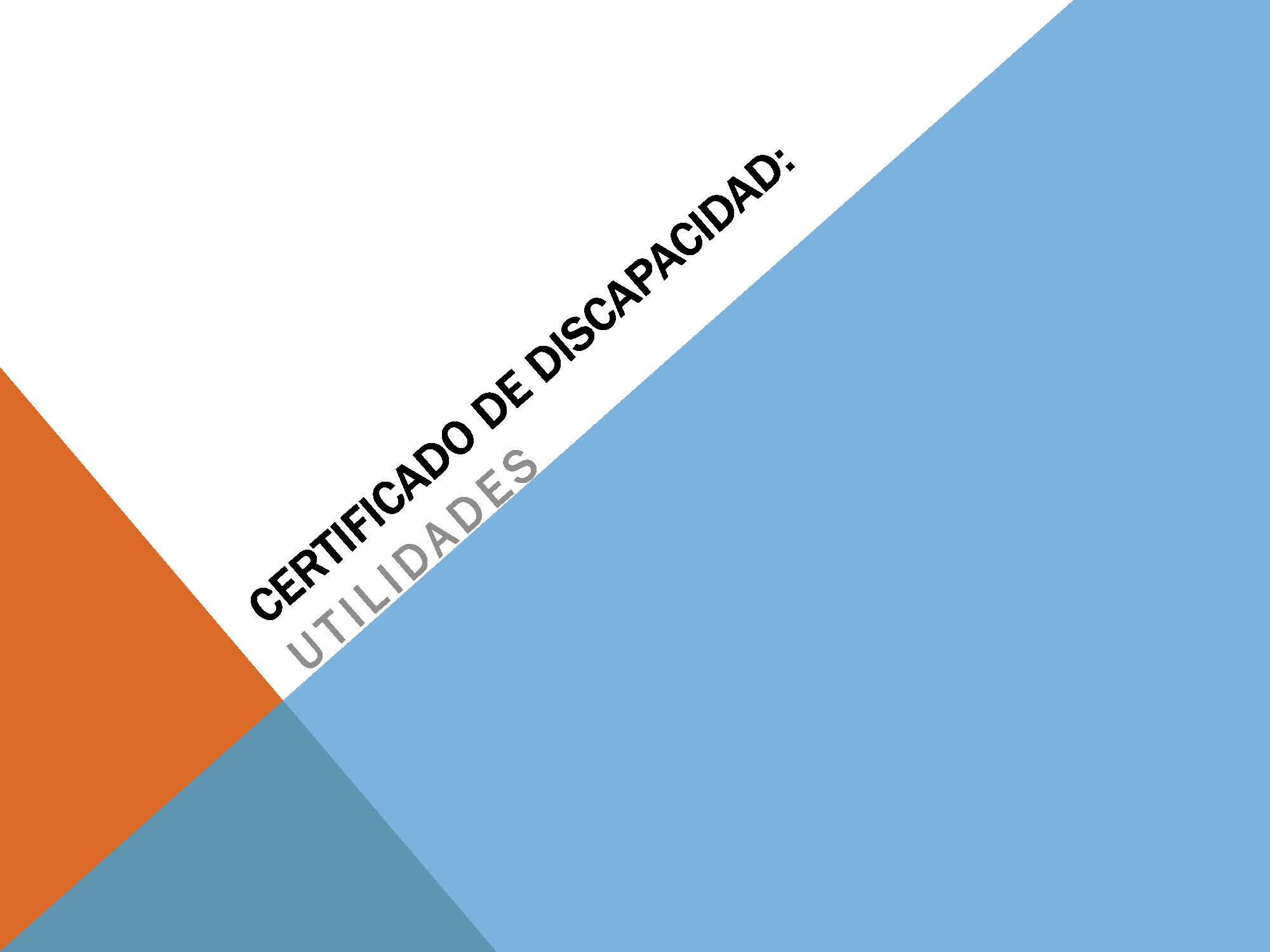 Certificado de Discapacidad - AHUCE